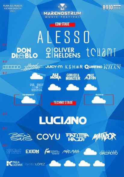 Cartel MMF con Alesso